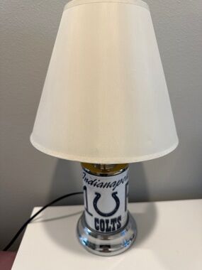 Indianapolis Colts Table Lamp - White and Blue